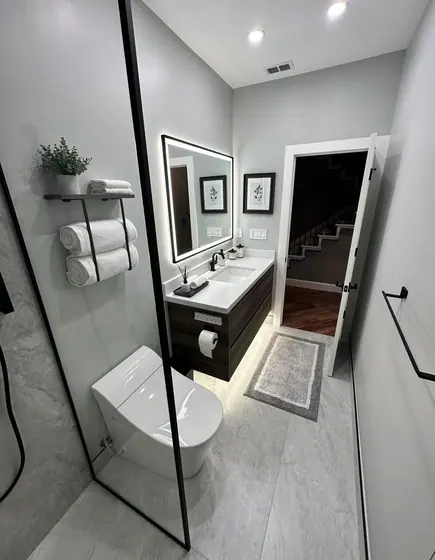Bathroom Remodeling Project featuring showers — American Remodeling
