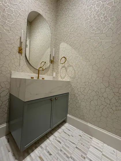 Bathroom Remodeling Project featuring tile & backsplashes — American Remodeling