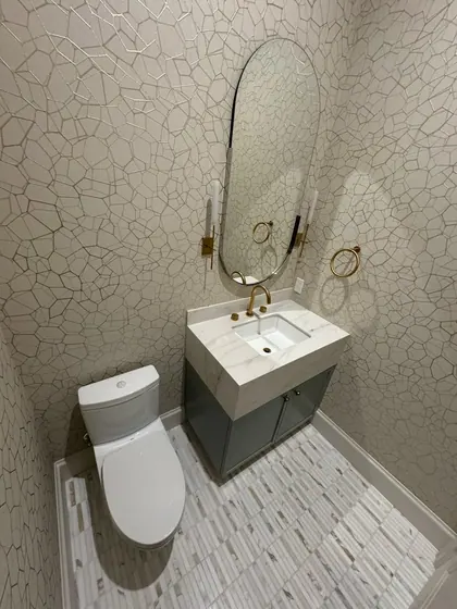 Bathroom Remodeling Project featuring tile & backsplashes — American Remodeling