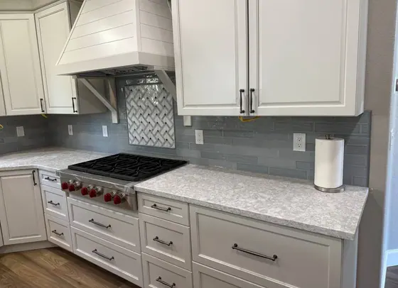 Kitchen Cabinets & Backsplash — American Remodeling project gallery