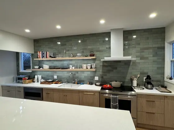 Kitchen Remodeling Project featuring tile & backsplashes — American Remodeling