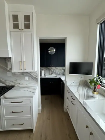 Kitchen Remodeling Project featuring tile & backsplashes — American Remodeling