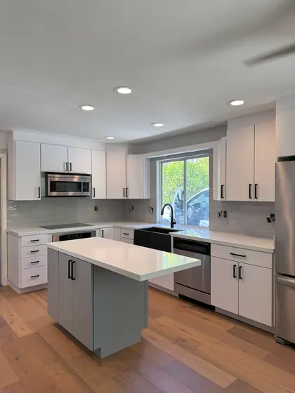 Kitchen Remodeling Project featuring tile & backsplashes — American Remodeling