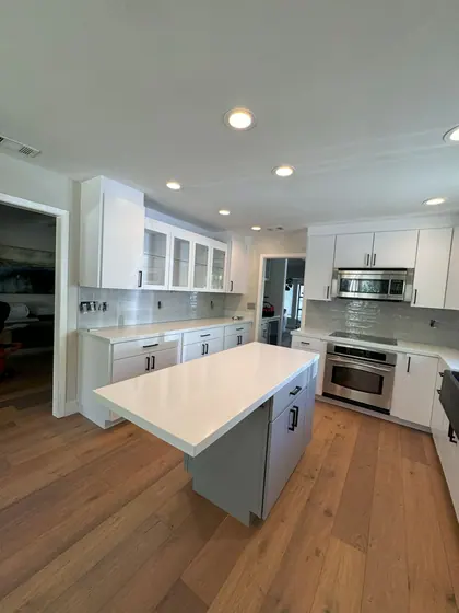 Kitchen Remodeling Project featuring tile & backsplashes — American Remodeling